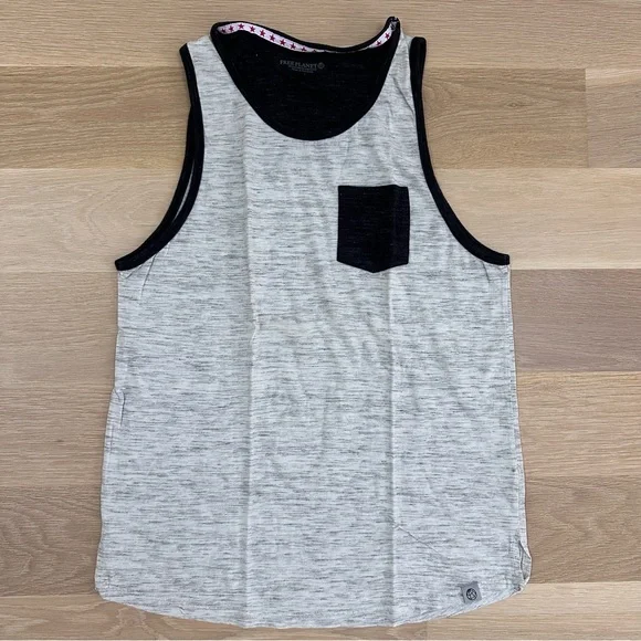 FREE PLANET - MENS - SLEEVELESS TANK TOP - SIZE LARGE - Picture 1 of 6